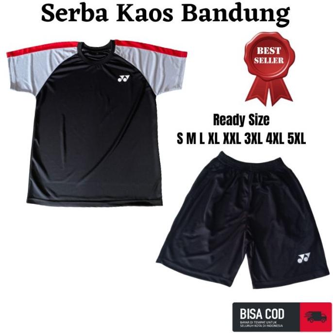 Jersey Set Badminton Kaos Baju Celana Pendek Olahraga Badminton Jumbo