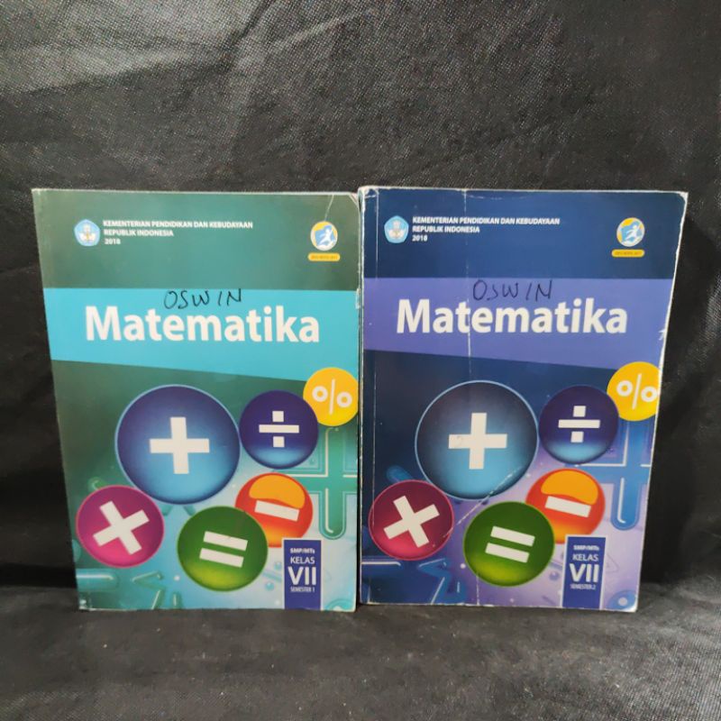 Buku Matematika kelas 7, VII, SMP, Semester 1 dan 2, Kurikulum 2013, Kementerian Pendidikan Dan Kebu