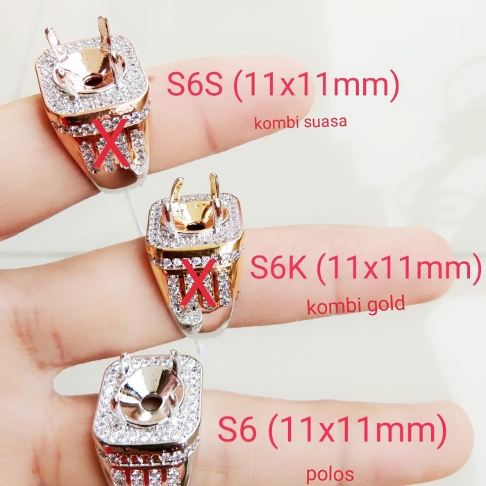 [Baru] Ring Cincin Perak Hongkong Silver 925 Kode S6 Terbatas
