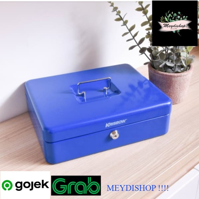 

[COD] Cash Box 30 Cm - Biru Diskon