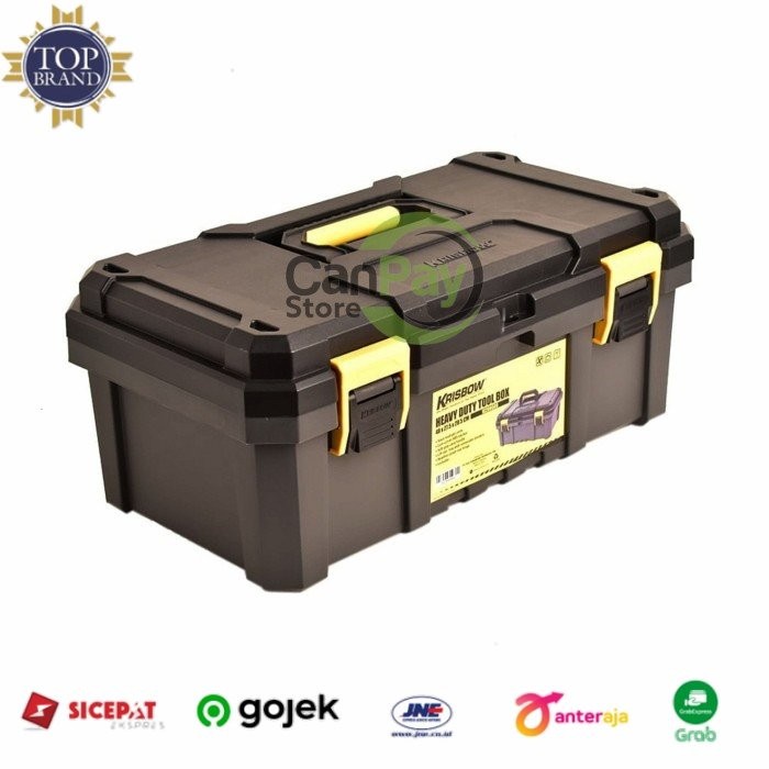 

[COD] Krisbow Kotak Perkakas Plastik Heavy Duty 480X275X205Mm Berkualitas