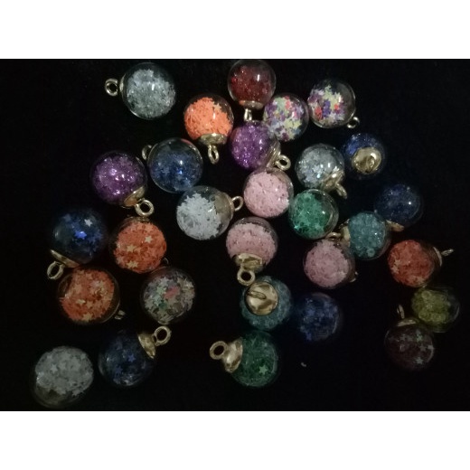 [Baru] Liontin Tabung Kaca Bahan Craft Hiasan Aksesoris Diskon