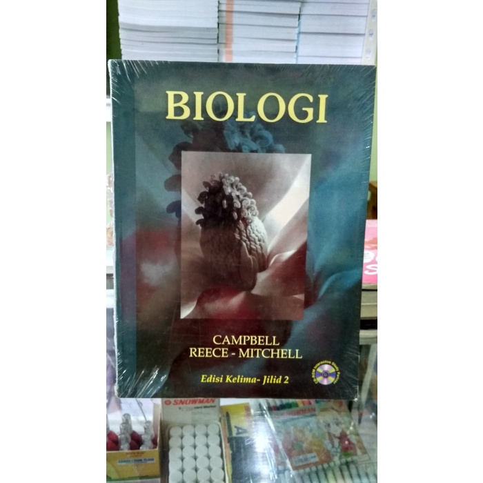 [New Ori] Original Biologi Campbell Edisi Kelima Jilid 2  Cd-Rom Erlangga Berkualitas