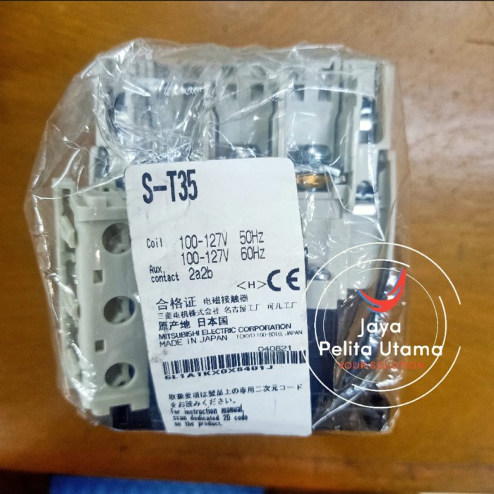 [New] Kontaktor S-T35 Mitsubishi 35A 110-220V Terbatas