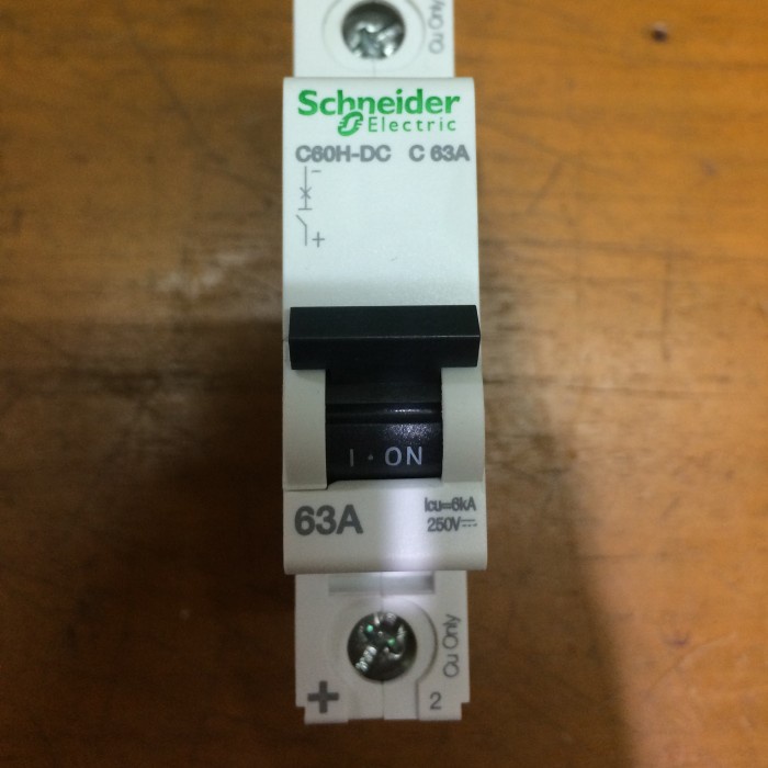 [New] Mcb C60H-Dc 63A 1P Schneider Mcb Dc Berkualitas