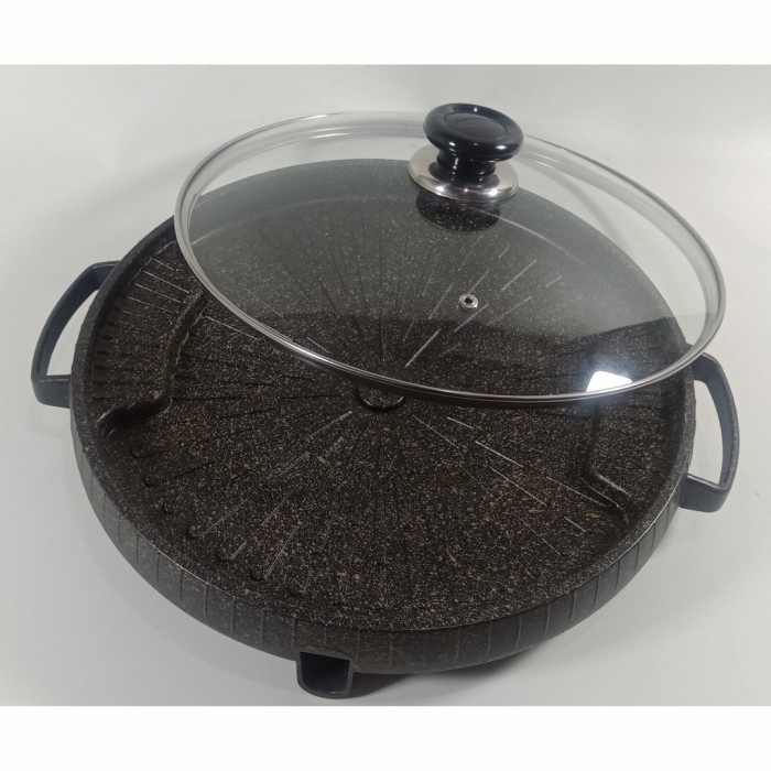 [Ori] Bulgogi Bbq Grill Pan / Alat Panggangan Bbq 32Cm Carin Free Sumpit Terbaru