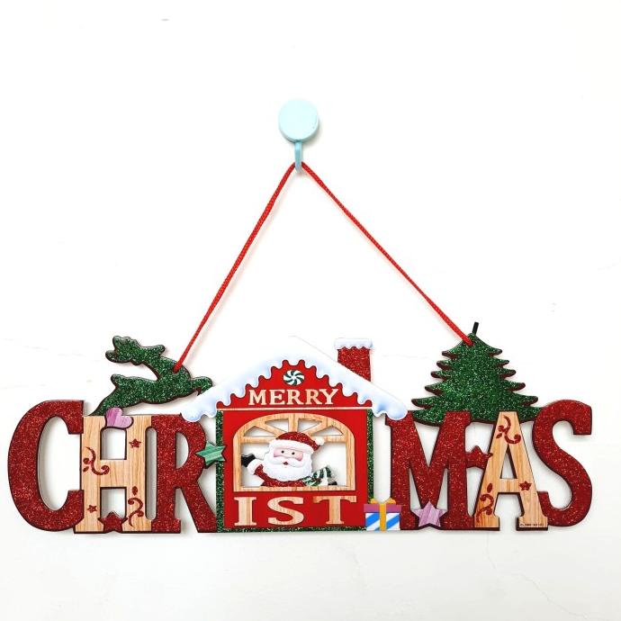 

Dekorasi Garland Merry Christmas Hiasan Dinding Natal Hiasan Gereja Pengiriman Cepat