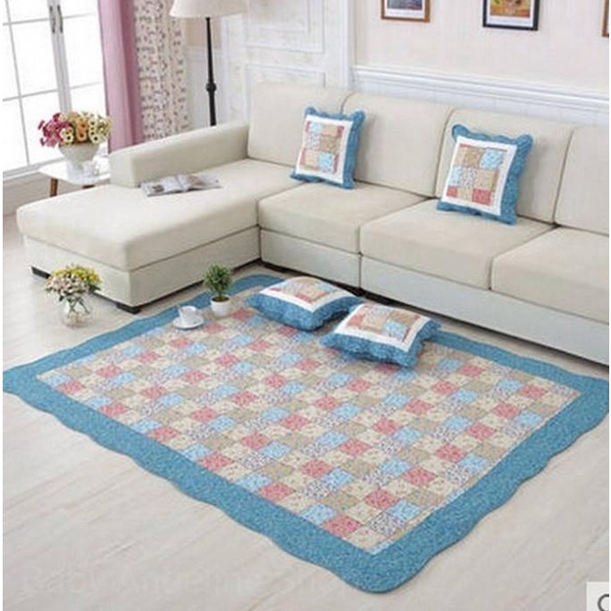 Karpet Shabby Chic 90 X 150 Cm Quilted Cotton High Quality Decoration Pengiriman Cepat