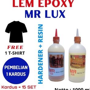 

Model Baru Lem EPOXY Resin Hardener MR LUX Kemasan 500 Gram Botol !