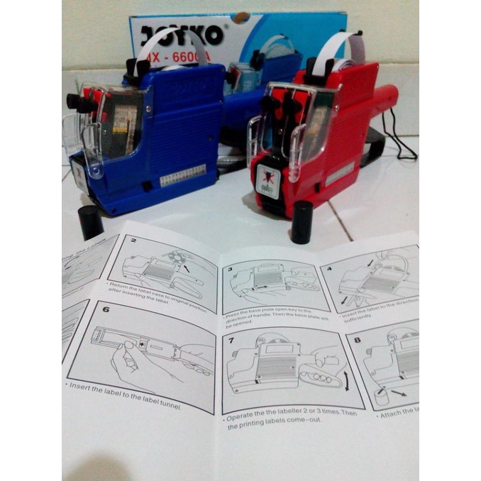 Alat Label Harga 2 baris huruf  & angka (Price Labeller) murah & bagus