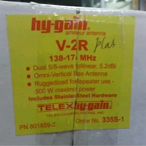 [Ori] Antena Rig Base Rumah V2R Hygain Telek Lokal Limited