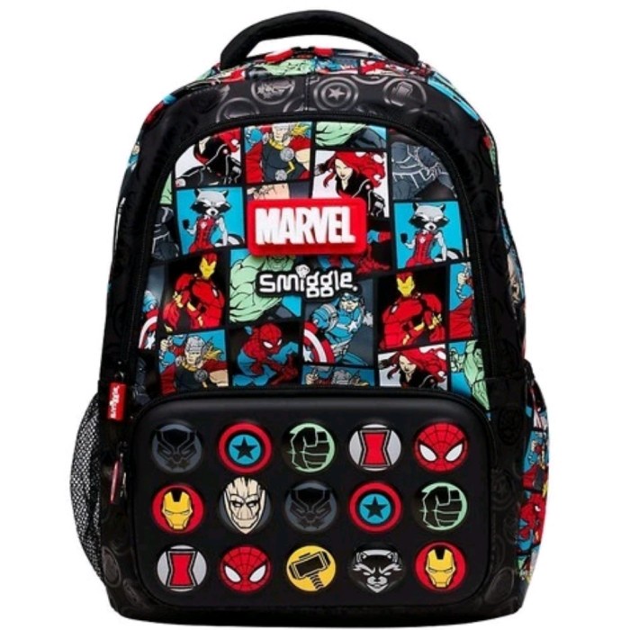 [Original] Tas Smiggle Avengers Marvel Backpack/ Tas Ransel Anak Laki Sd/ Kado Diskon