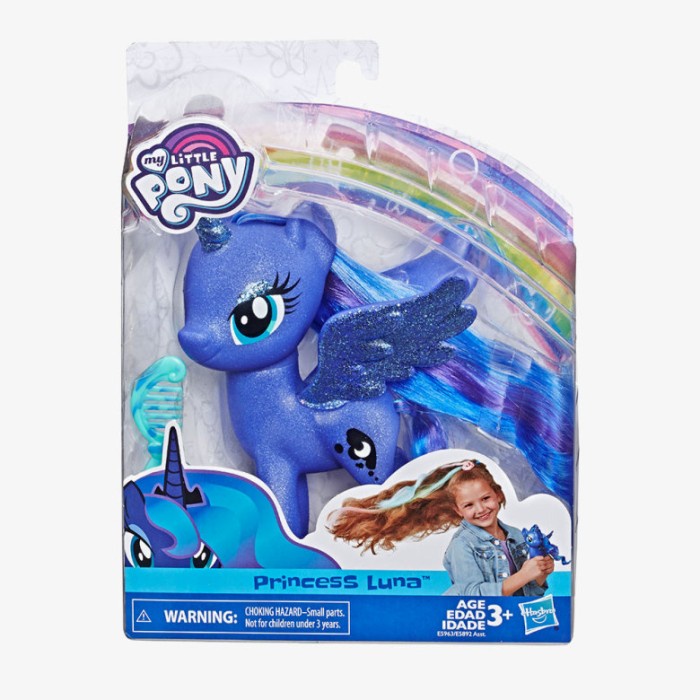 ✅Baru My Little Pony Princess Luna Sparkling 6-Inch Figure Terbatas