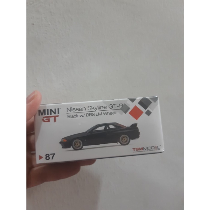 ✅COD Mini Gt Nissan Skyline Gtr R32 Black W/ Bbs Lm Wheel Berkualitas
