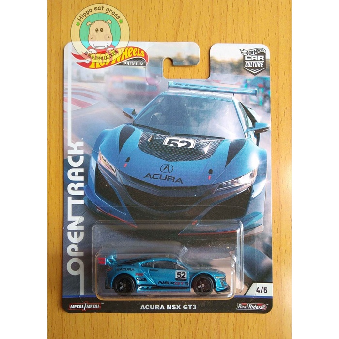 ✅COD Hot Wheels Hotwheels Open Track Acura Nsx Gt3 Terbaru