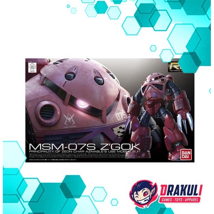 ✅Baru Bandai Plamo Rg Msm-07S Z'Gok Terbatas