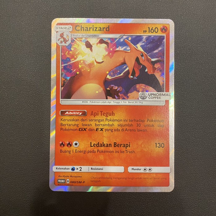 ✅COD Pokemon Tcg Indonesia Charizard Promo Upnormal Diskon