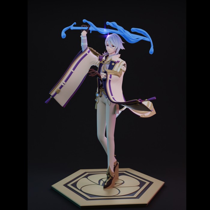 ✅Baru Kamisato Ayato Genshin Impact Resin Kit Figure Terbatas