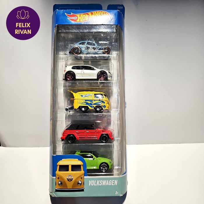 ✅COD Hot Wheels Volkswagen 5 Pack Kool Kombi Vw Type 181 Terbatas