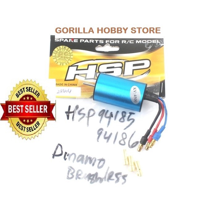 ✅New Part Dinamo Brushless Rc Car Hsp 94185 94185 Size 2440 4500Kv Terbaru