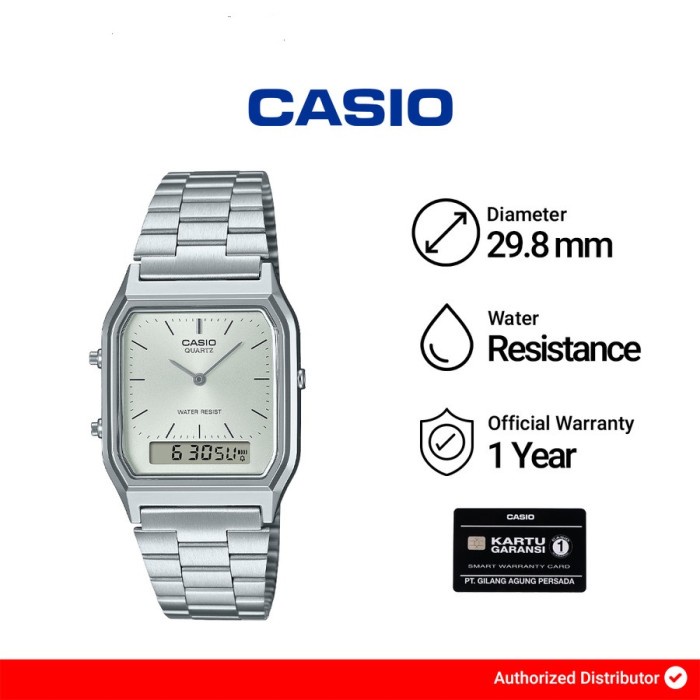 ✅New Ori Casio General Aq-230A-7Amqydf / Aq-230A-7Amqy Original  Garansi Diskon