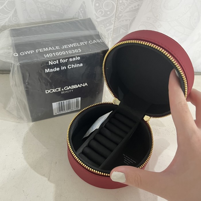 ✅New Dolce  Gabbana Jewelry Pouch / Jewelry Box / Jewelry Case Original Terbaru