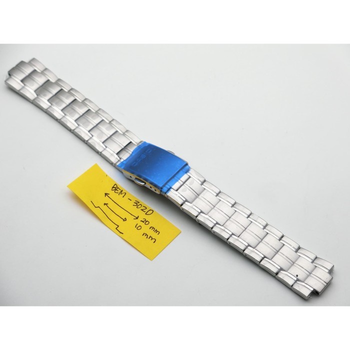 ✅New Ori Tali Strap Casio Bem-302D Beside Original Bem-302 20Mm Limited
