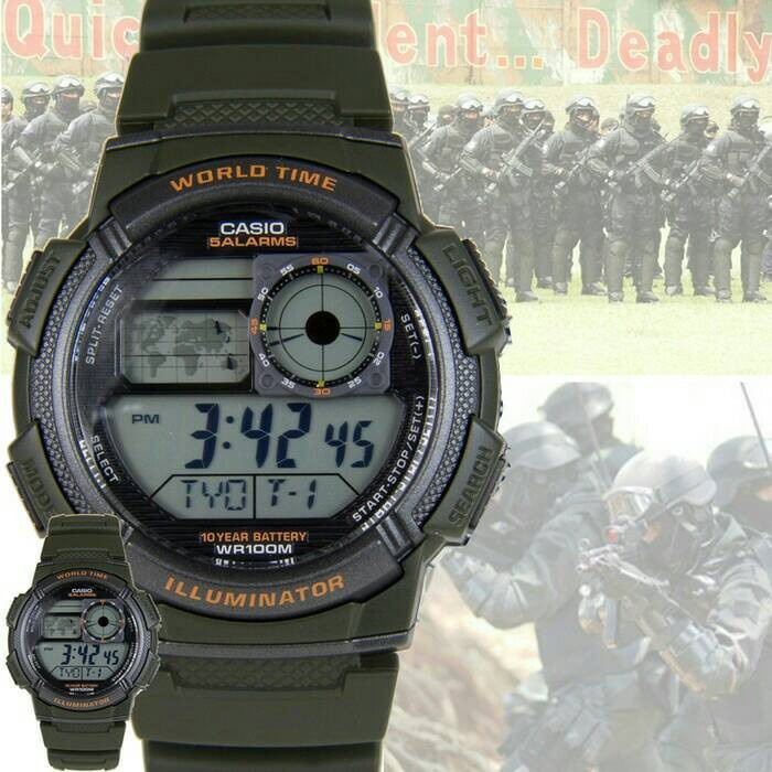 ✅New Ori Casio Ae1000 Original Ae-1000W-3Avdf Ae 1000 Ae1000W Ae 1000W Limited