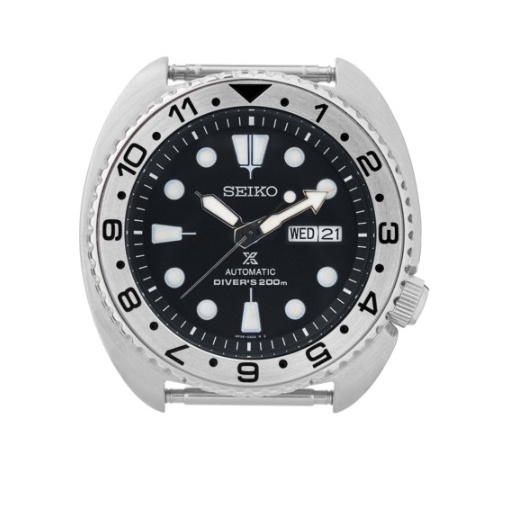 ✅New Ori Seiko Turtle Srp Dual Time Steel Bezel Insert Terbaru