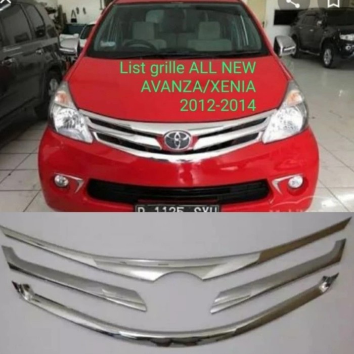 ✅Ori List Grill All New Avanza Xenia  Logo Daihatsu 2012-2013-2014 Terbaru