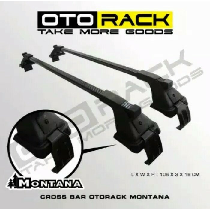 ✅Original Cross Bar Jepit Body Montana Mobilio Terbaru