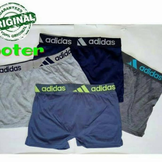Celana Dalam Pria Boxer Adidas Kwalitas Import Boxer Pria 3 Pcs