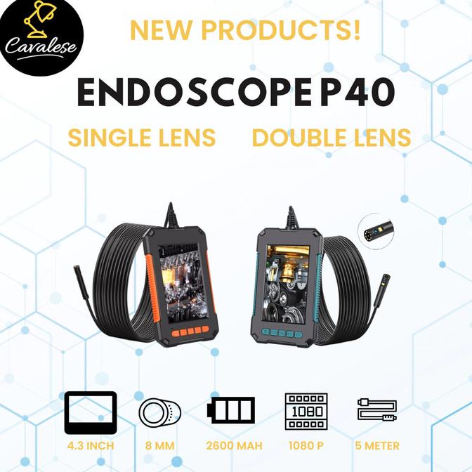 

P40 Borescope Inspection Camera Endoscope Waterproof Lens 8 mm