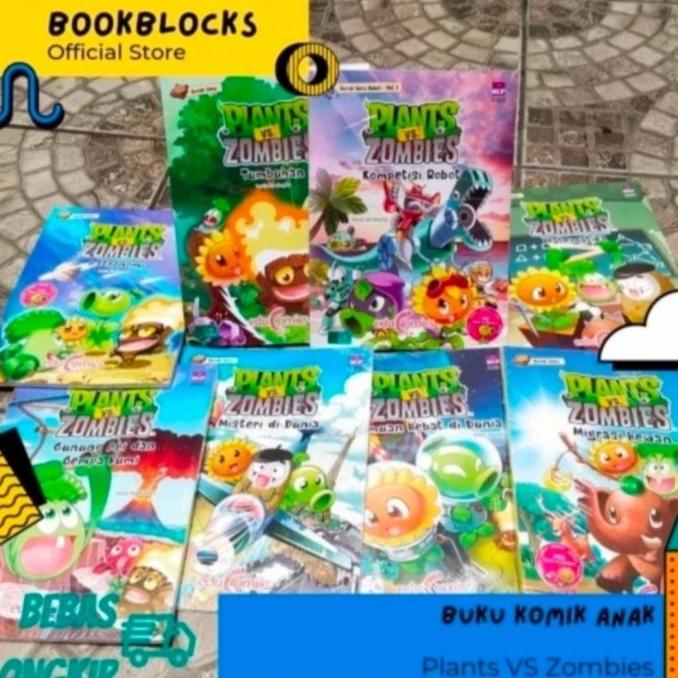 BUKU KOMIK CERITA SAINS ANAK - PLANTS VS ZOMBIE [PART 7]