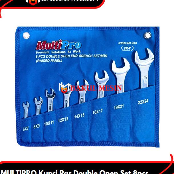 Kunci Pas Double Open Set 8pcs Kunci Multipro Baru