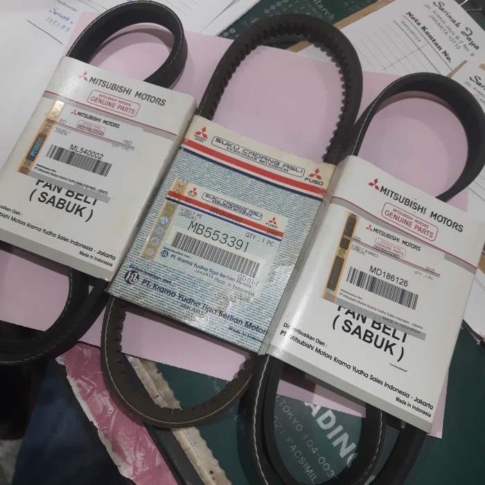 ✨COD Vanbelt Fanbelt Mitsubishi Eterna Sohc Asli Ori Diskon