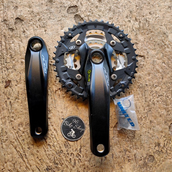 [Baru] Crank Set Simano Alivio Octalink 44T Berkualitas
