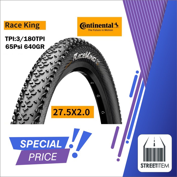 [COD] Ban Luar Sepeda Mtb Continental Race King 27.5 X 2.00 Inch Kawat Diskon