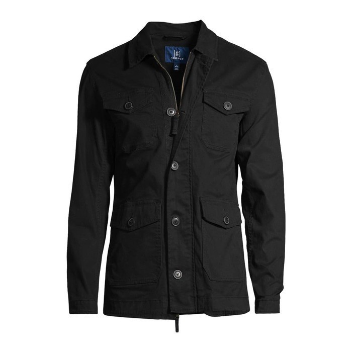 [COD] Parka George Field Original Black Terbaru