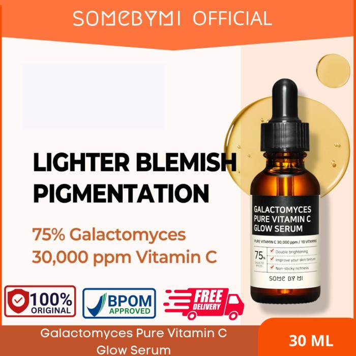 [New Ori] Some By Mi Galactomyces Pure Vitamin C Glow Serum 100 Original Terbatas