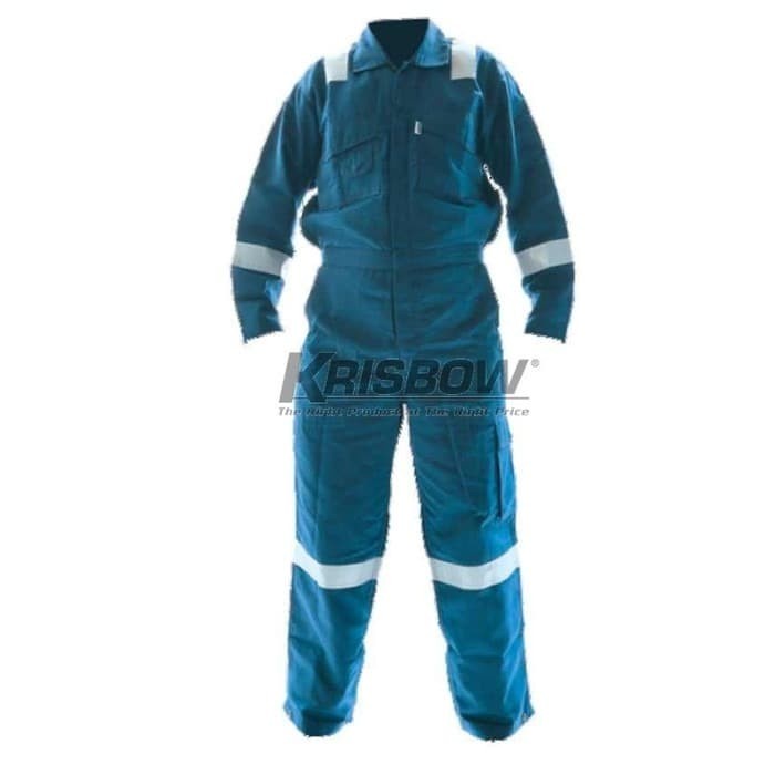 [New] Cover All Krisbow Wearpack Royal Blue/ Coverall Proyek Krisbow Terbaru