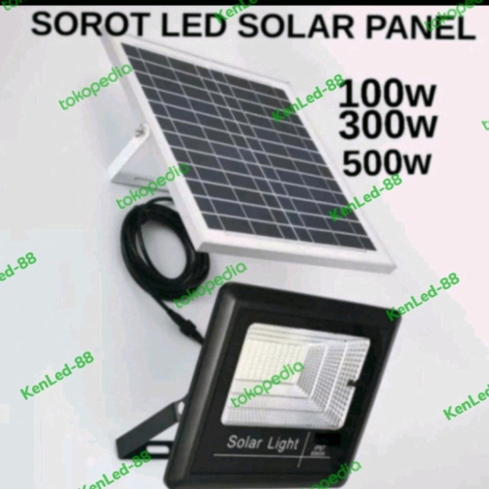 [Ori] Lampu Taman/Sorot Led 300W 300Watt Solar Cell 300 W Tenaga Surya Murah Berkualitas