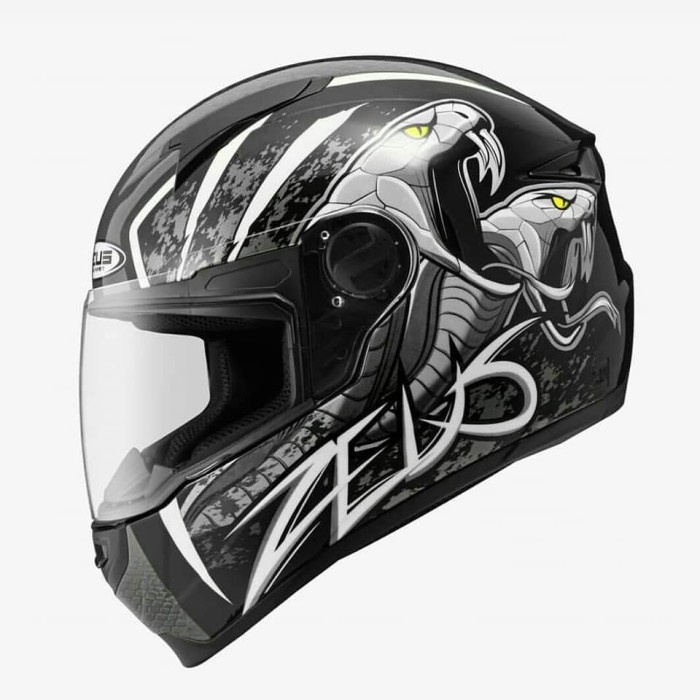 ✨Termurah Helm Zeus Zs811 Zs 811 Black Al48 White Diskon