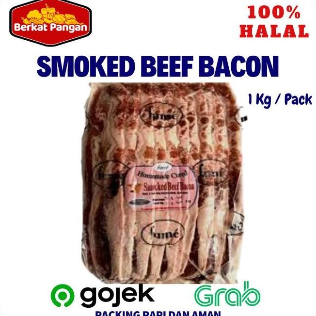 

Terjangkau Smoked Beef Bacon 1 Kg / Pack Tokonyaolfie