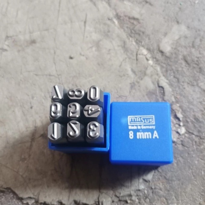✅COD Massus Angka Ketok 8Mm - Angka Ketok 8 Mm Berkualitas