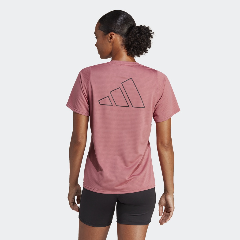 adidas RUNNING T-Shirt Running Run Icons Wanita Pink HR9887