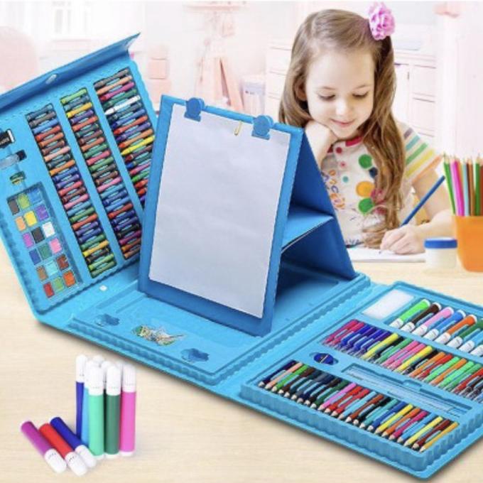 

Crayon Set 208 pcs Pensil Warna Lengkap / Alat menggambar Mewarnai