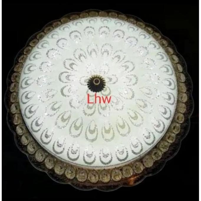 Lampu Hias Plafon / Ceiling Lamp 50Cm Kristal Led 4 Warna 8501, 605 Sabrielstore