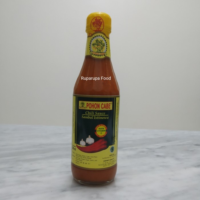 

Sambal Pohon Cabe 330 Ml