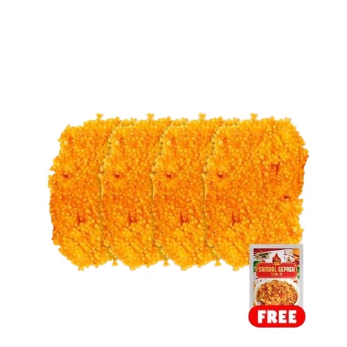 

4 Pcs Ayam Crumble Geprek Bensu Free 1 Sachet Sambal 20Gram